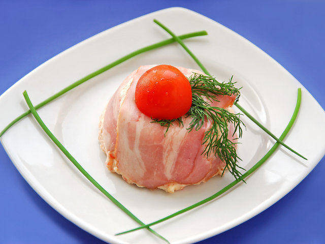 Mousse al profumo di prosciutto