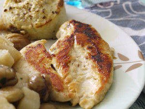 Spezzatino di pollo con le fave