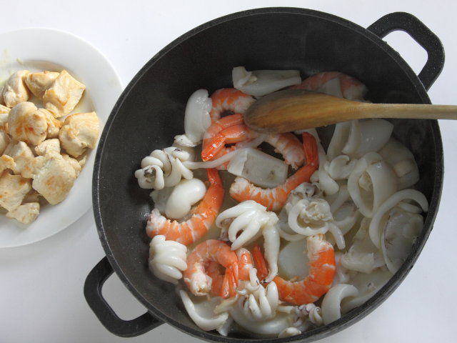 Ricetta Paella alla Valenciana - Step 2