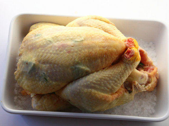 Ricetta Pollo al sale - Step 3