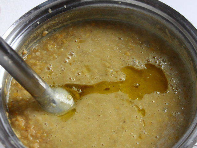 Ricetta Crema di lenticchie e pollo - Step 1