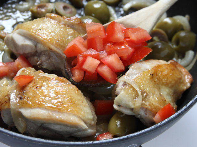 Ricetta Pollo alle olive - Step 4