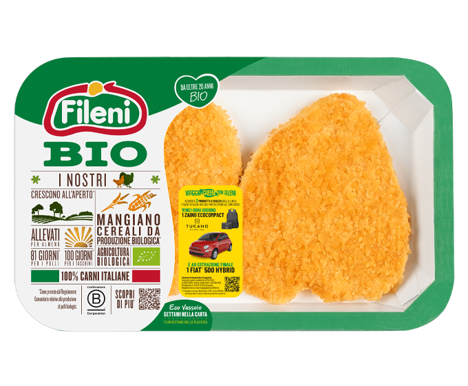 Cotoletta di petto di pollo Bio