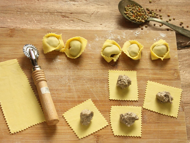 Ricetta Tortelli di lenticchie con salsiccia di tacchino - Step 3