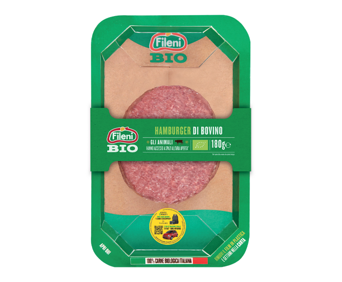 Maxi Hamburger di bovino Bio