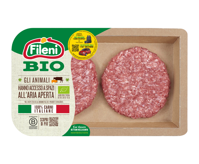 Hamburger di bovino Bio