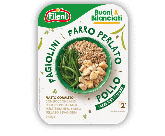 Pollo + Farro + Fagiolini