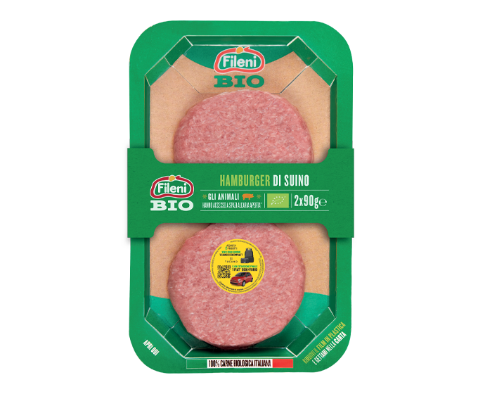 Hamburger di suino Bio