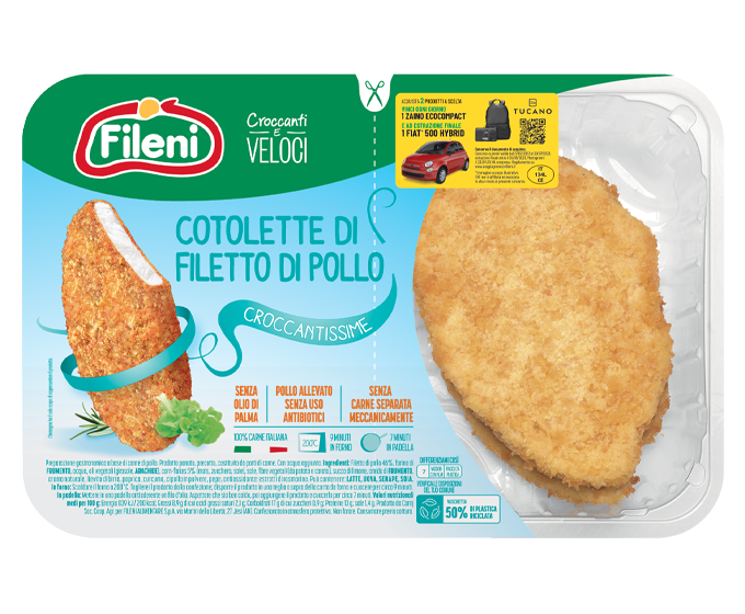 Cotolette di petto di pollo
