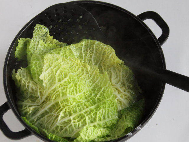 Ricetta Involtini di pollo nella verza - Step 1