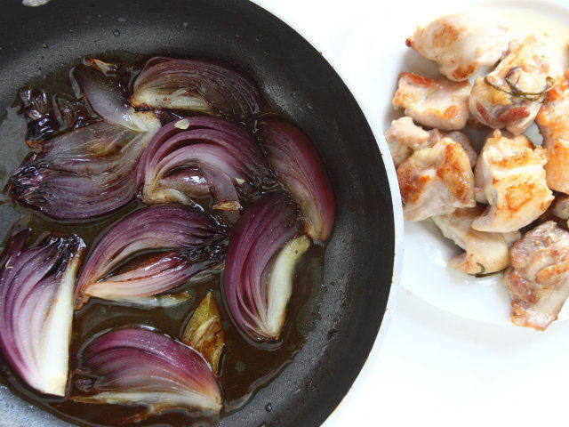 Ricetta Bocconcini di pollo con sciroppo d’acero e ortaggi - Step 2