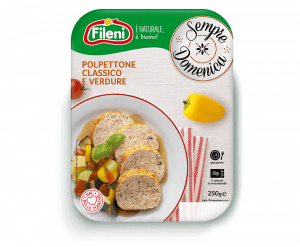 Polpettone classico e verdure